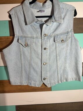 Vintage Light Wash Denim Jacket by Watch L.A.